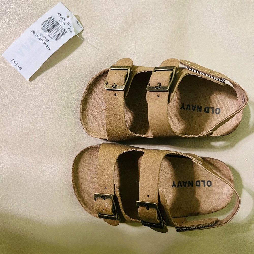 Toddler buckle sandal